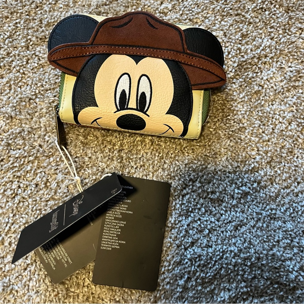 Disney loungefly Mickey Mouse fishing Wallet